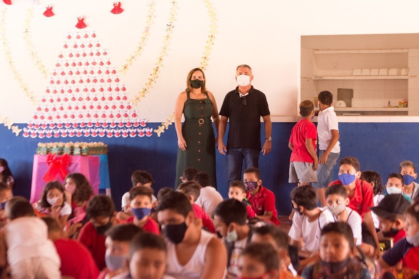 Confraternização natalina das crianças do Programa AABB Comunidade